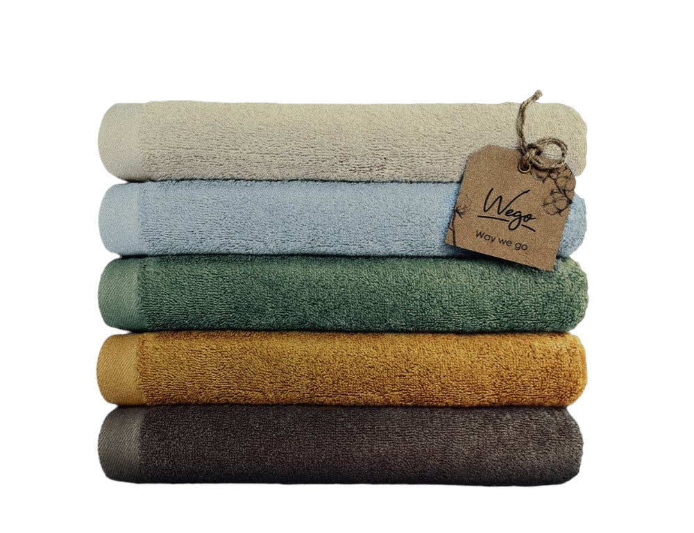 Serviette de toilette coton Bio 450g - Linge de bain chez LA BRODEUSE® à 21€! Commandez le Maintenant !