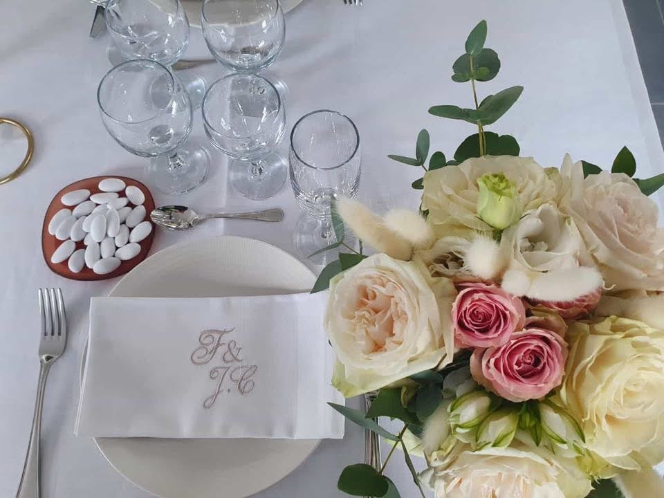 Serviettes de table personnalisées