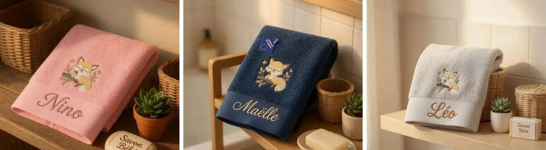 Broderie prénom textile - LA BRODEUSE®
