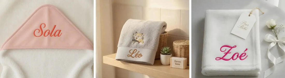 Cadeau Baptême Personnalisé : Idées Brodées Uniques et Durables - LA BRODEUSE®