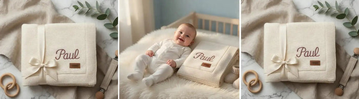 Couverture Bébé Brodée au Prénom en Coton Bio — Guide Complet | LA BRODEUSE® - LA BRODEUSE®