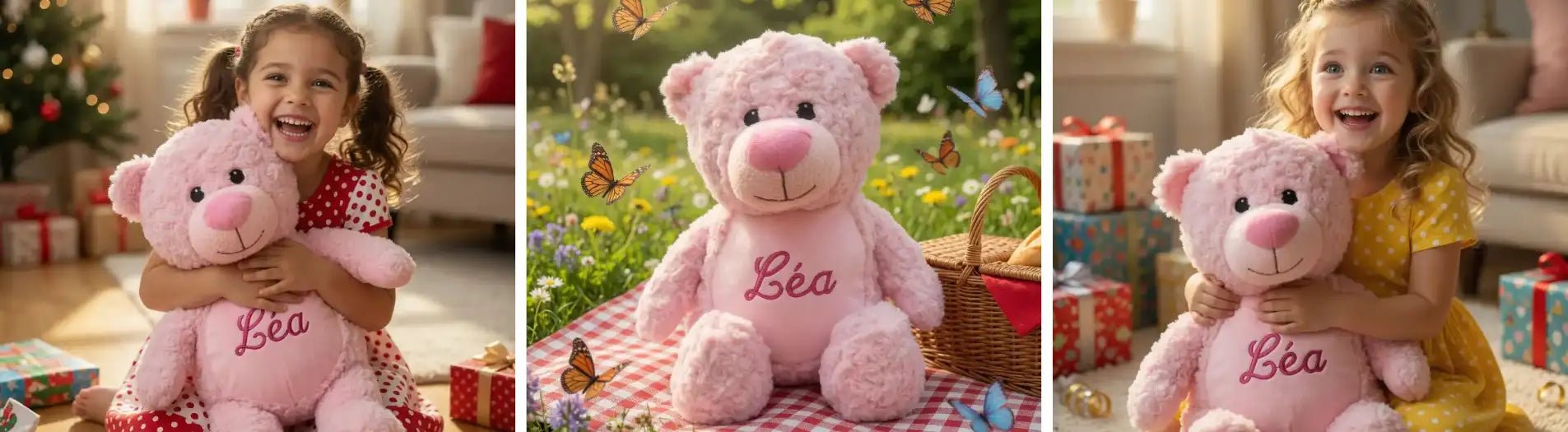 Doudou Brodé au Prénom : Le Cadeau de Naissance Unique - LA BRODEUSE®