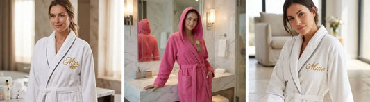 Peignoir Femme Personnalisé Brodé — LA BRODEUSE® Villeurbanne