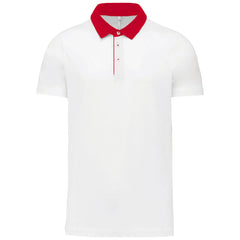 BK260 - Polo jersey bicolore homme