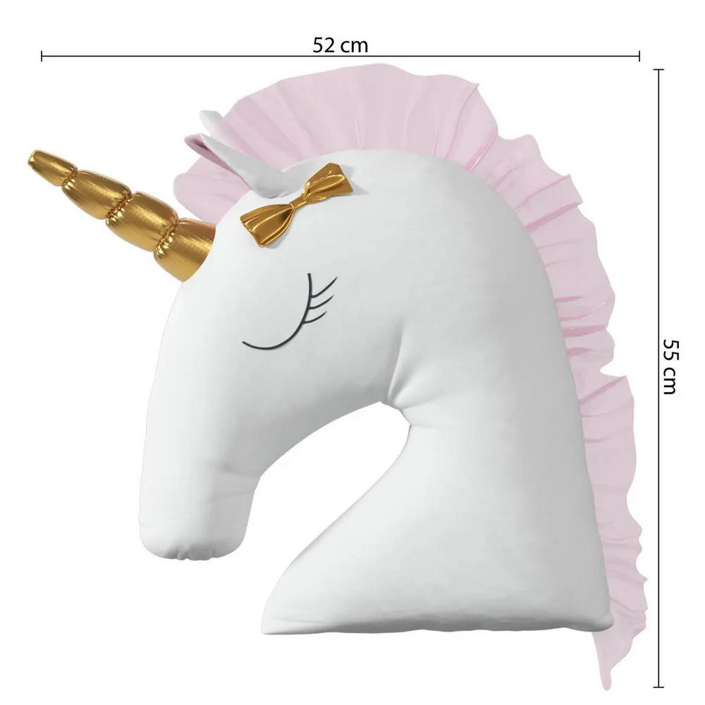 Coussin maxi licorne 60/46 cm