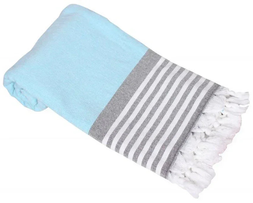 Fouta Hamam Traditionnelle – 100 % Coton Turc à Personnaliser - LA BRODEUSE®