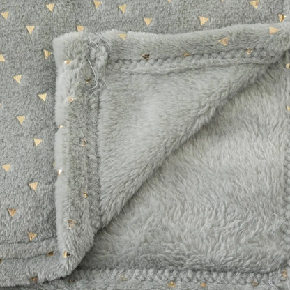 Plaid 75x100cm flanelle Bleu Personnalisé