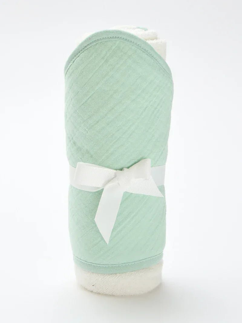 Cape de Bain Bébé Verte Brodée "LE PETIT PRINCE" - LA BRODEUSE®