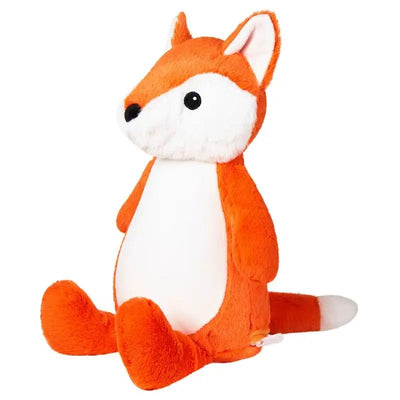 Doudou Renard 38 Cm ventre Brodé au Prénom - LA BRODEUSE®