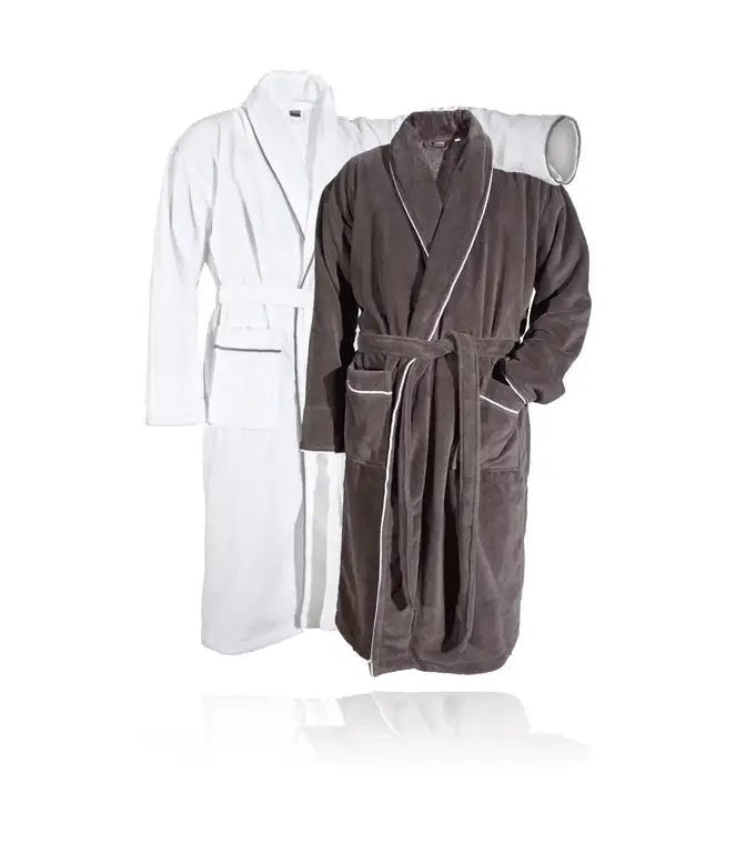 Duo de Peignoirs de Luxe Personnalisés - LA BRODEUSE®