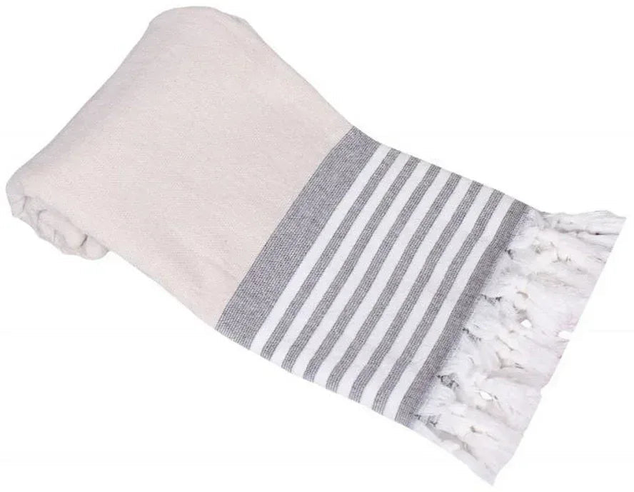 Fouta Hamam Traditionnelle – 100 % Coton Turc à Personnaliser - LA BRODEUSE®