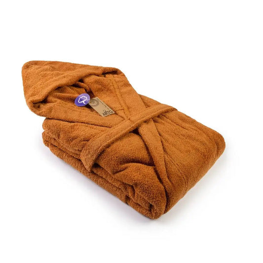 Peignoir adulte avec capuche (Coton Turc 400g) - LA BRODEUSE®