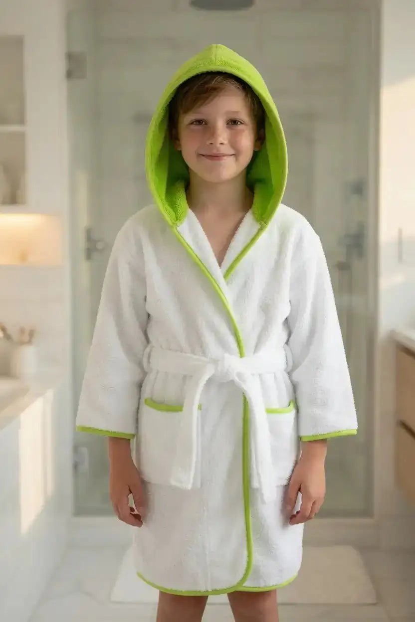 Peignoir Enfant Brodé "My Little Champ" - LA BRODEUSE®