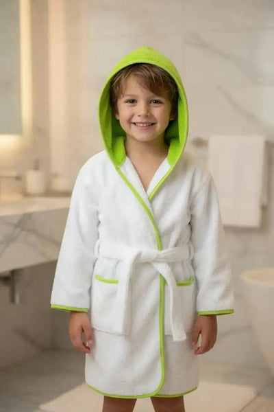 Peignoir Enfant Brodé "My Little Champ" - LA BRODEUSE®