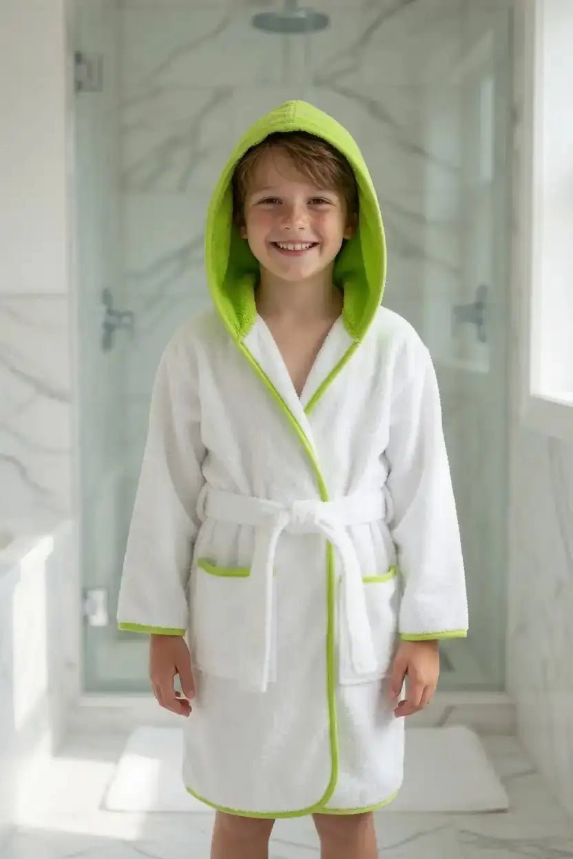 Peignoir Enfant Brodé "My Little Champ" - LA BRODEUSE®