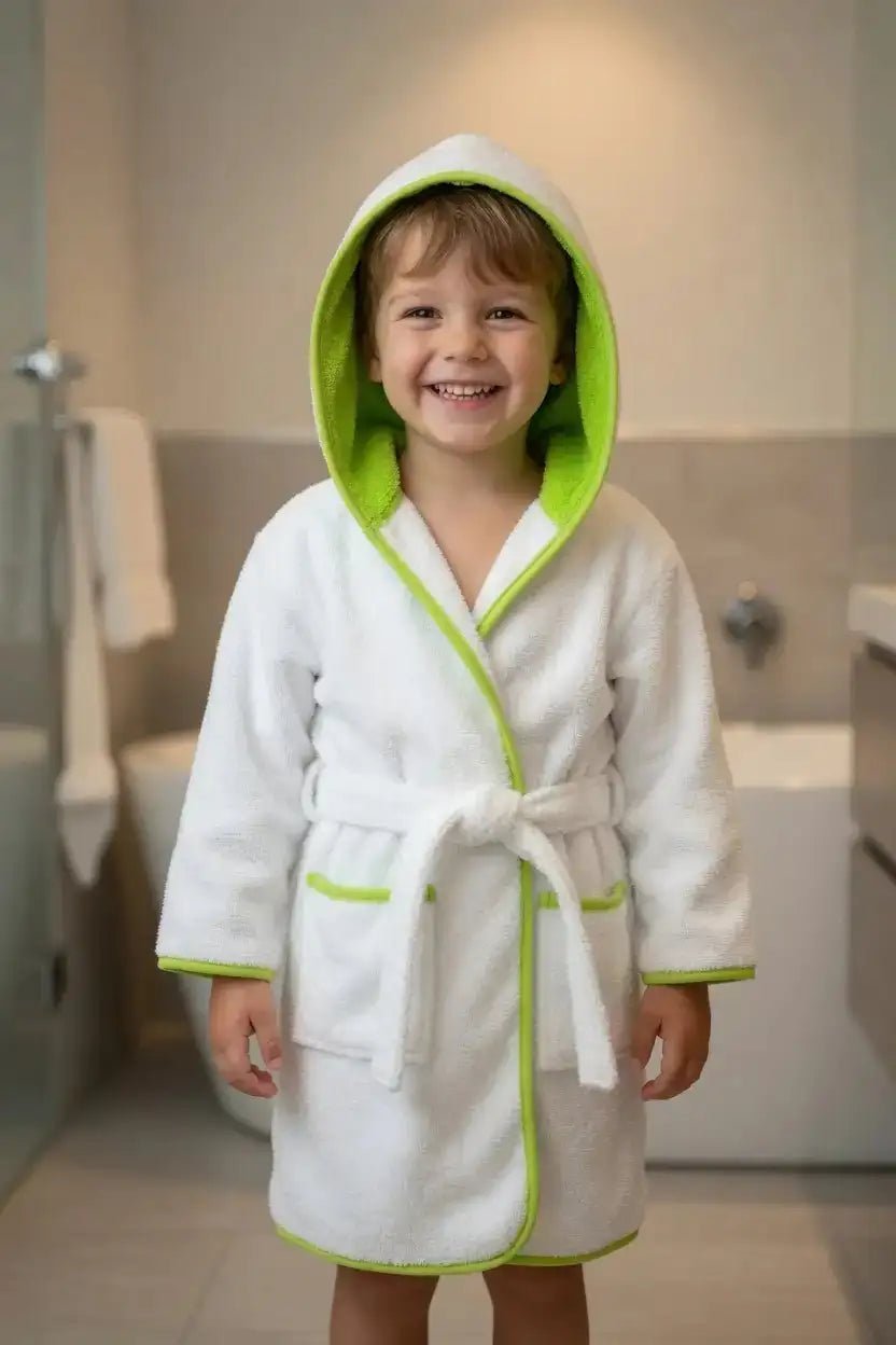 Peignoir Enfant Brodé "My Little Champ" - LA BRODEUSE®