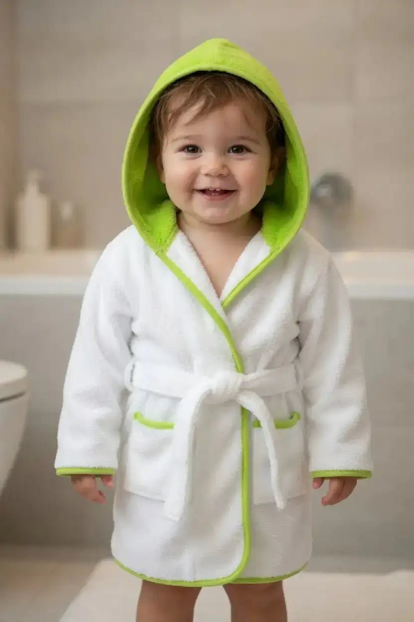 Peignoir Enfant Brodé "My Little Champ" - LA BRODEUSE®