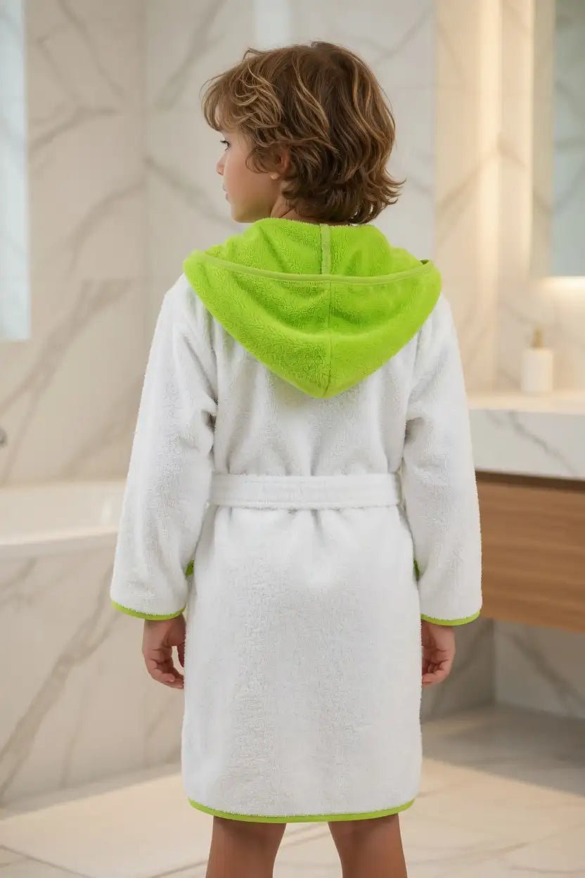 Peignoir Enfant Little Prince Brodé — Coton Bio 400g · 2 à 14 ans - LA BRODEUSE®