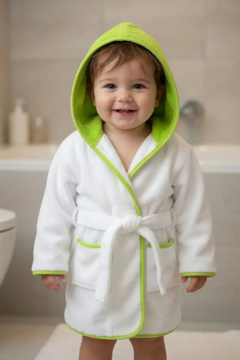 Peignoir Enfant Little Prince Brodé — Coton Bio 400g · 2 à 14 ans - LA BRODEUSE®