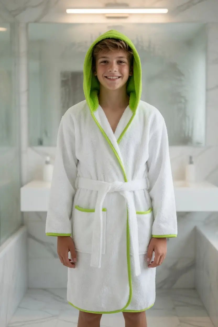 Peignoir Enfant Little Prince Brodé — Coton Bio 400g · 2 à 16 ans - LA BRODEUSE®