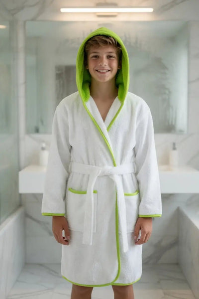 Peignoir Enfant Little Prince Brodé — Coton Bio 400g · 2 à 16 ans - LA BRODEUSE®