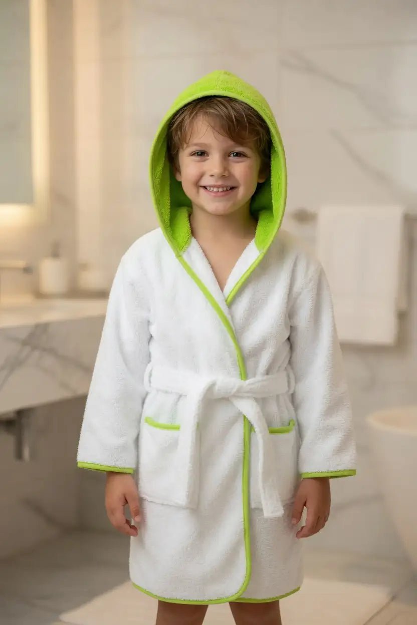 Peignoir Enfant Little Prince Brodé — Coton Bio 400g · 2 à 16 ans - LA BRODEUSE®