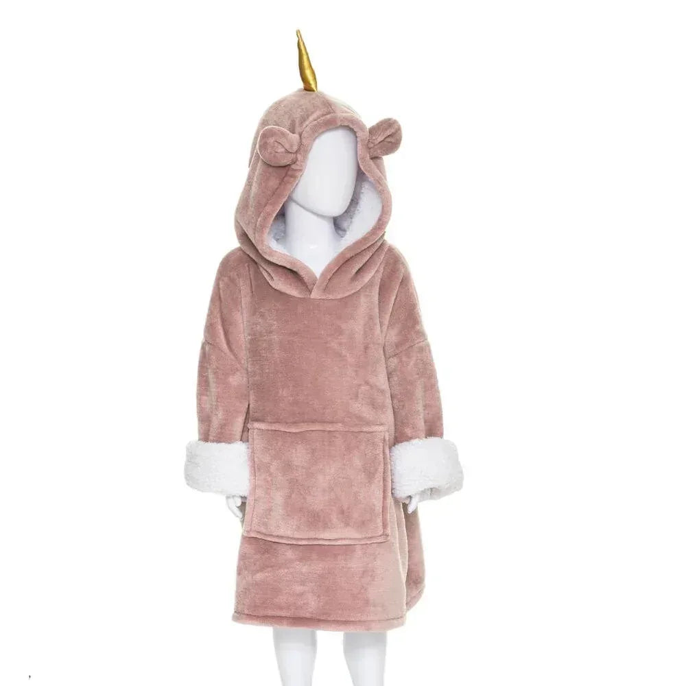 Sweat Plaid Brodé motif « Licorne » - LA BRODEUSE®