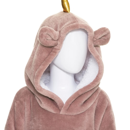 Sweat Plaid Licorne Personnalisé avec Prénom